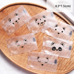Túi đựng kẹo trong mặt gấu panda (100c) 4*7 cm