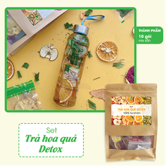 Set trà hoa quả Detox