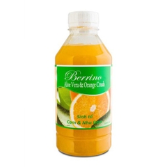 Sinh tố cam và nha đam (Aloe vera & orange crush) Berrino 1L