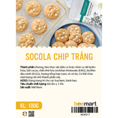 Socola chip trắng 100gr