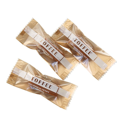 Túi kẹo Toffee màu nâu (100c) 3*9cm