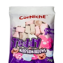 Kẹo Marshmallows hình gấu vị tổng hợp CorNiche 70g