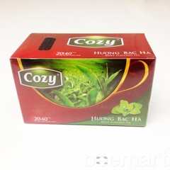 Trà túi lọc Cozy hương bạc hà (20 gói)