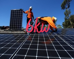 Báo giá mới 2021 điện năng lượng mặt trời áp mái 6kw thi công trọn gói