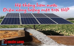 Báo giá hệ thống bơm nước điện năng lượng mặt trời 1HP