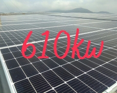 Báo giá hệ thống điện mặt trời 610kw