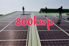 Báo giá hệ thống điện mặt trời 800kw