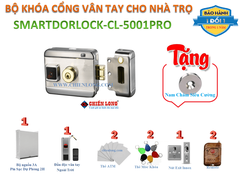 Bộ Khóa Cổng Vân Tay Thông Minh Cho Nhà Trọ Smartdorlock CL-5001RRO-S