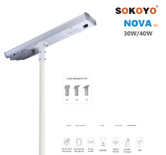 Đèn năng lượng mặt trời Đường phố 40W SOKOYO KY-Y-YF-002 (All in One)