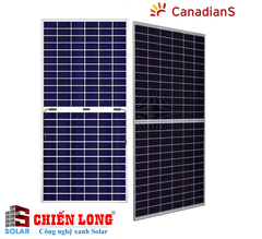 Tấm pin năng lượng mặt trời Canadian 455w – tiết kiệm diện tích tối đa
