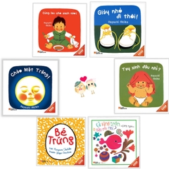 Ehon Nhật bản dành cho bé 0 - 3 tuổi Ehon bé ngoan (Bộ 6 cuốn)