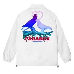Áo khoác dù Paradox LOVEBIRD OVER-PRINTED JACKET (White)
