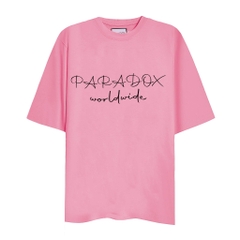 Áo thun Paradox SCRIPT LOGO TEE (Pink)