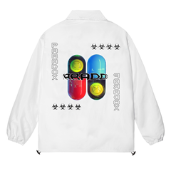 DOUBLE DOSE OVER-PRINTED JACKET (White)