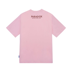 PARADOX® VERTICAL EMBOSSING TEE (Baby Pink)