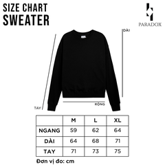 Áo nỉ sweater UNME SWEATER (Black)