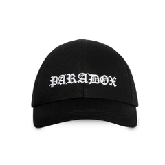 Nón Paradox SINUOUS SIGNATURE CAP (BLACK) - WHITE WORDING