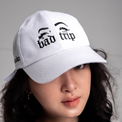 Nón Paradox BAD TRIP CAP (WHITE) - BLACK WORDING