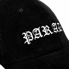 Nón Paradox SINUOUS SIGNATURE CORDUROY CAP (Black)