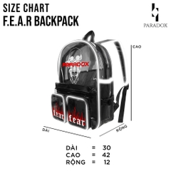 F.E.A.R BACKPACK - TRANSPARENT POCKET
