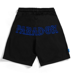 PARADOX® FRINGY LOGO SHORTS (Black)