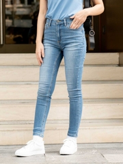 Quần Jeans Nữ Skinny Co Giãn 5 Túi