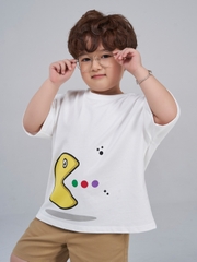 Áo T-Shirt Cho Bé Cotton In Hình Pacman - AR Collections