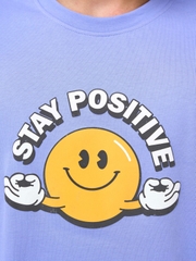 Áo Thun Nam Cotton USA In Chữ Stay Positive - AR Collections