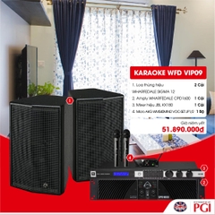 KARA WFD VIP09 - Combo Karaoke (Loa Wharfedale Pro Sigma 12 + WFD CPD1600 + JBL KX180 + Mic AKG MINI2VOC) - Hàng Chính hãng PGI