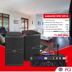 KARA WFD VIP14 - Combo Karaoke (Loa Wharfedale Pro Anglo E10 + WFD XR2500 + JBL KX180 + JBL VM300) - Hàng Chính hãng PGI