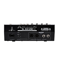 Mixer analog Wharfedale Pro SL424USB (8 cổng tín hiệu vào) - Hàng Chính hãng PGI