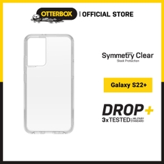 Ốp Lưng Samsung Galaxy S22+ Otterbox Symmetry Series Clear | Kháng khuẩn | DROP+ 3xTested - Hàng Chính hãng PGI