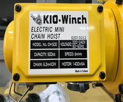 Pa lăng xích điện Kio Winch 500kg CH500