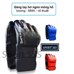 Găng Tay hở ngón Boxing đấm bốc Thể Thao Ufc ,MMA  cho người lớn.