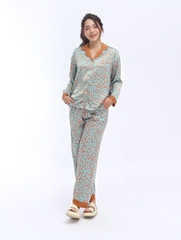 Bộ ngủ nữ pijama dài tay 221BKU01