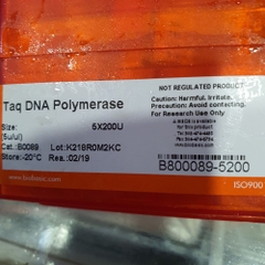 Taq DNA Polymerase, 5u/ul (200U), B0089, hãng BioBasic-Canada