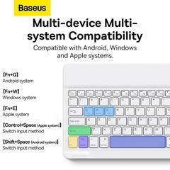 Bao Da Nam Châm Tích Hợp Bàn Phím Baseus Brilliance Detachable Keyboard Case cho iPad Pro (2018/2020/2021)