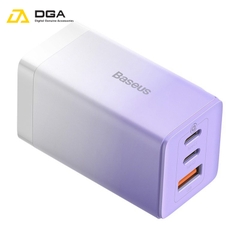 Cóc Sạc Nhanh Baseus GaN3 Pro Quick Charger 65W (Type Cx2 + USB , PD3.0/ PPS/ QC4.0/ SCP/ FCP Multi Quick Charge Protocol, New Upgrade Technology)