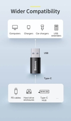 Đầu Chuyển USB Sang Type C tốc độ cao Baseus Ingenuity Series Mini OTG Gen2
