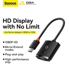 Hub Chuyển Đổi Kết Nối Baseus Lite Series Adapter HDMI to VGA