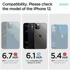 Kính cường lực Dekey 3D Master Glass Luxury iPhone 12 Series