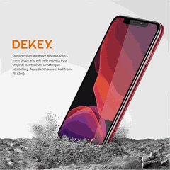 Kính cường lực Dekey 3D Master Glass Luxury iPhone XS Max