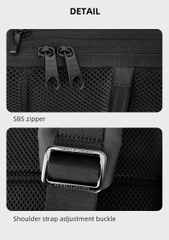 Túi Đeo Chéo Mark Ryden Mini Bastion MR 7039 cổng sạc, khóa số chuẩn TSA , chống nước