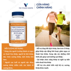 TRIPLE STRENGTH GLUCOSAMINE CHONDROITIN WITH MSM