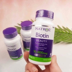 Thuốc Mọc Tóc Biotin Natrol 10000mcg 100 viên