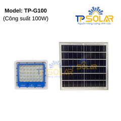 [100W] Đèn Pha Chống Chói Năng Lượng Mặt Trời TP Solar TP-G100