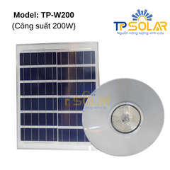 [200W] Đèn Thả Hình Loa Năng Lượng Mặt Trời TP Solar TP-W200 Cổ Điển 3 Màu