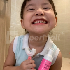 Kem đánh răng tạo bọt cho bé 3+, không chứa flour, nuốt được - 60ml | NASSMEI - MOUSSE