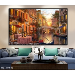 Tranh thành phố Venice, Italy HSTTV9-43
