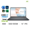 Laptop MSI Modern 14 B11MOU-1033VN (i7-1195G7, Iris Xe Graphics, Ram 8GB DDR4, SSD 512GB, 14 Inch IPS FHD)